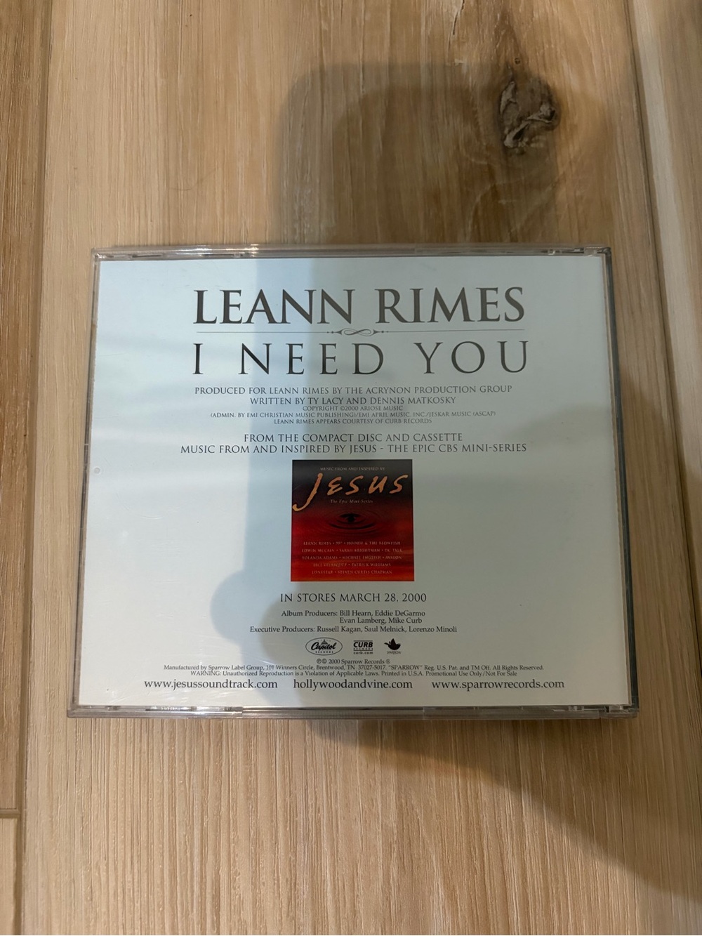 Leann Rimes I Need You CD 2000 - Picture 2 of 4